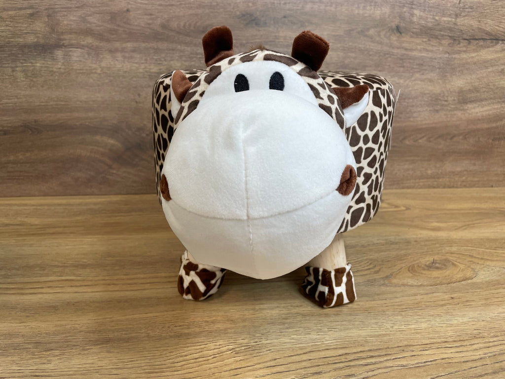 Taburet pentru copii, 28x25cm, maxim 50kg, model girafa