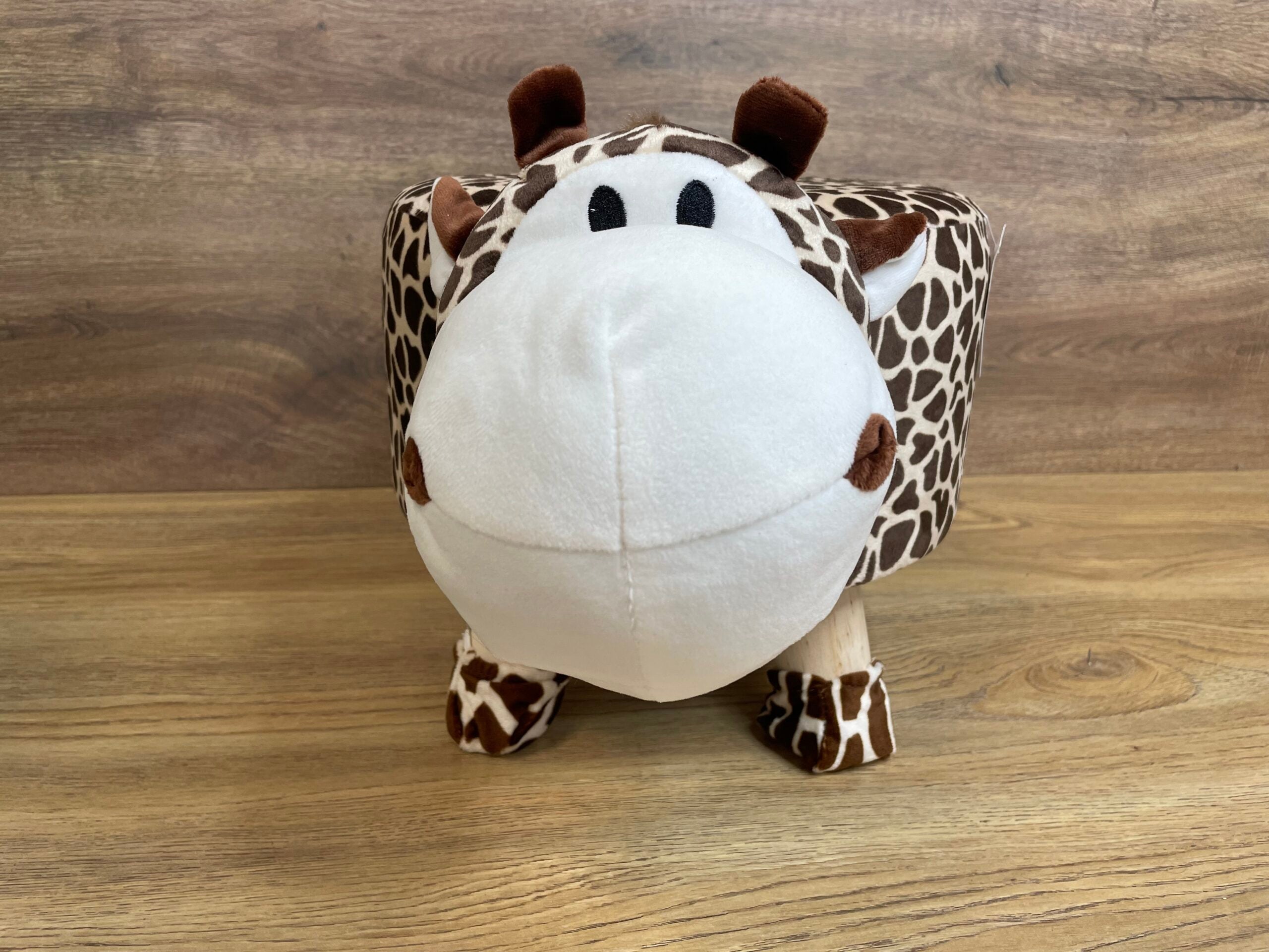 Taburet pentru copii, 28x25cm, maxim 50kg, model girafa