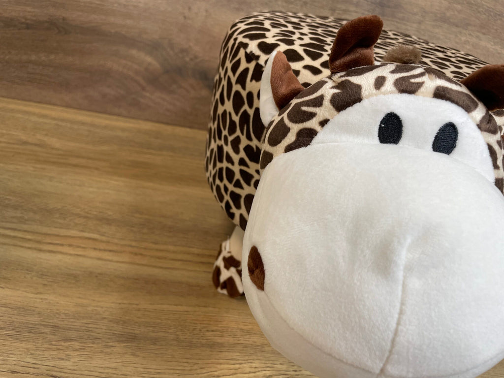 Taburet pentru copii, 28x25cm, maxim 50kg, model girafa