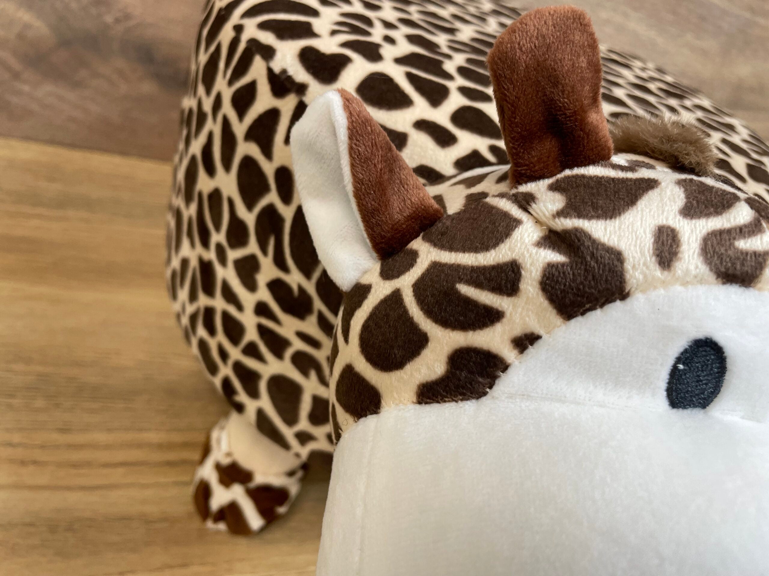 Taburet pentru copii, 28x25cm, maxim 50kg, model girafa