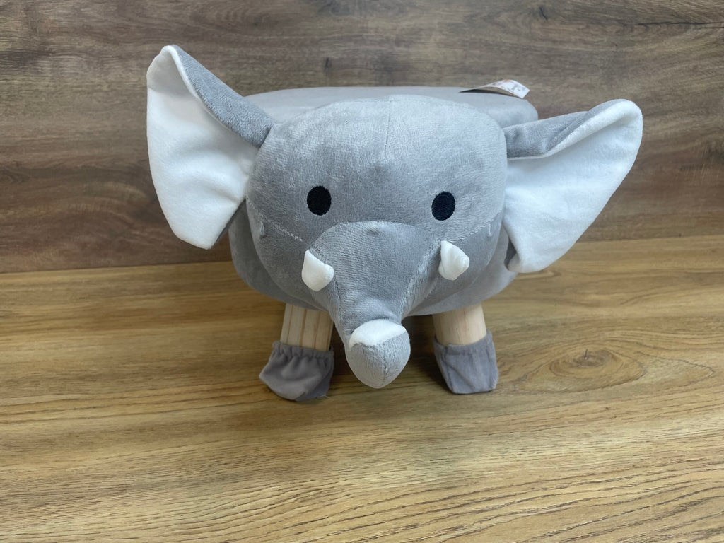 Taburet pentru copii, 28x25cm, maxim 50kg, model elefant