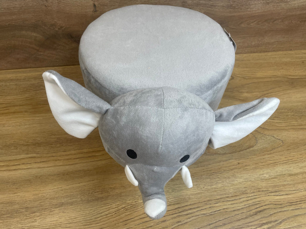 Taburet pentru copii, 28x25cm, maxim 50kg, model elefant