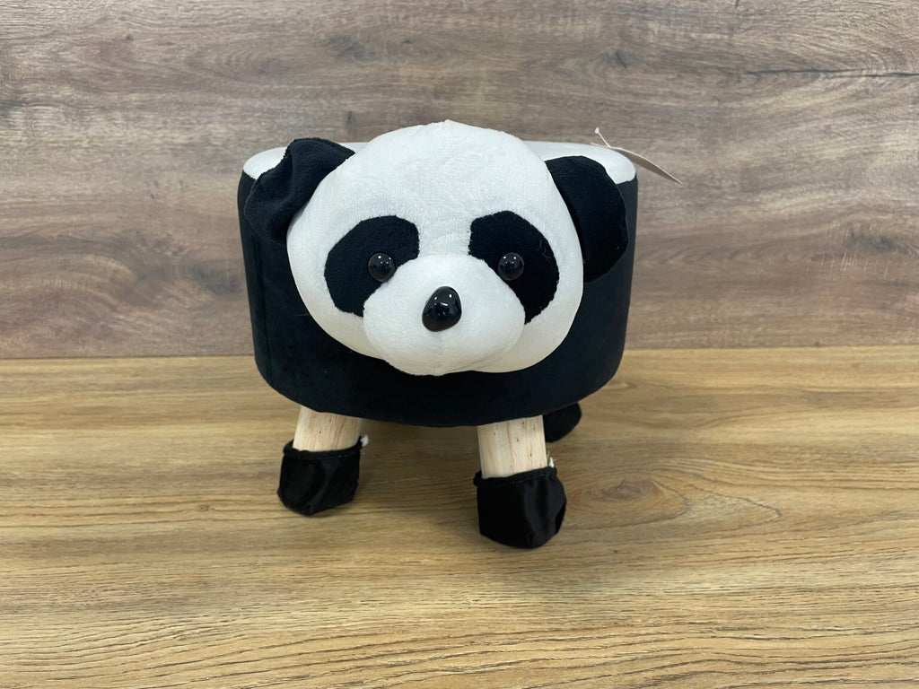 Taburet pentru copii, 28x25cm, maxim 50kg, model panda