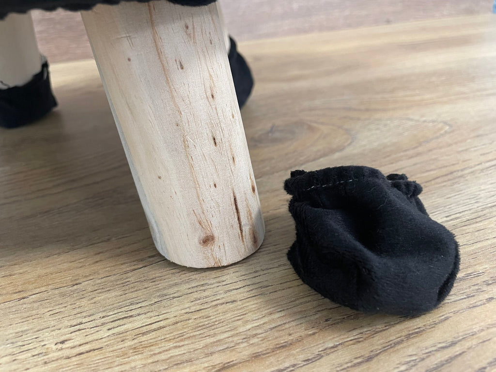 Taburet pentru copii, 28x25cm, maxim 50kg, model panda