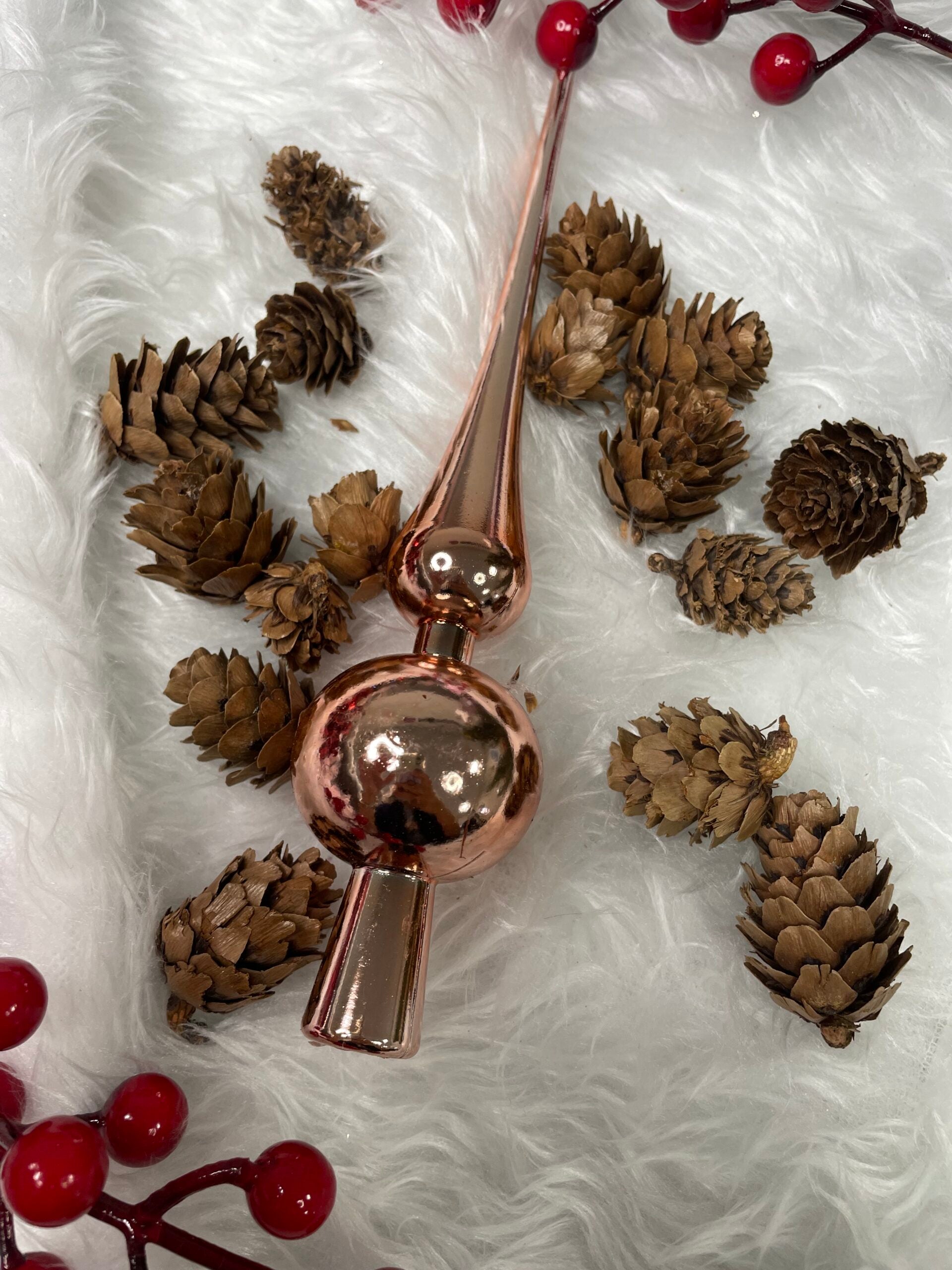 Set globuri si decoratiuni de Craciun, 101 piese, diverse dimensiuni, roz auriu