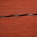 Lada nisip din lemn pliabila cu capac si bancute, 120x120x41 cm, maro