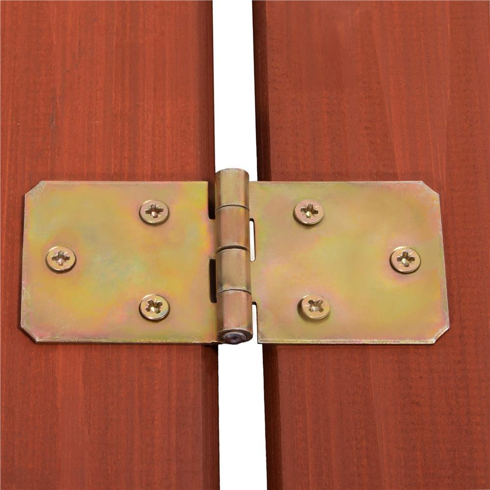 Lada nisip din lemn pliabila cu capac si bancute, 120x120x41 cm, maro