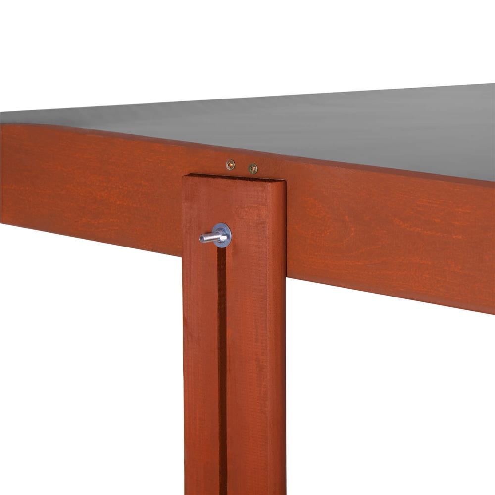 Lada nisip din lemn cu acoperis reglabil, 140x140x121 cm, maro