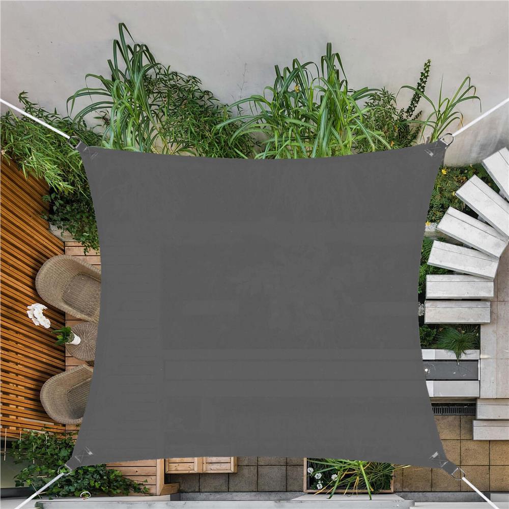 Prelata umbrire 4x4 m pentru terasa sau balcon, impermeabila, protectie UV, gri