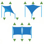 Prelata umbrire 4x4 m pentru terasa sau balcon, impermeabila, protectie UV, gri