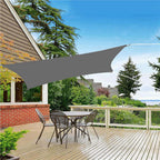 Prelata umbrire 3x3 m pentru terasa sau balcon, impermeabila, protectie UV, gri