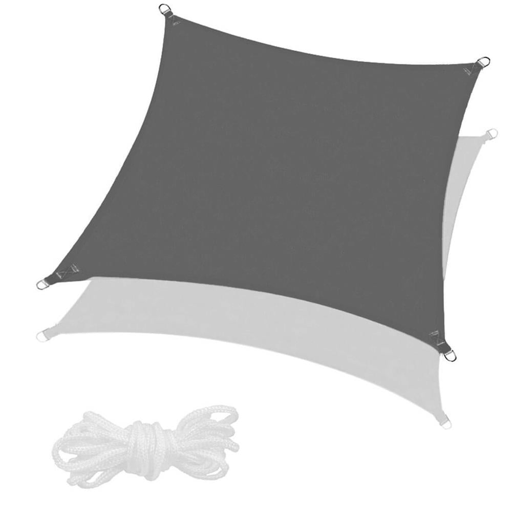 Prelata umbrire 3x3 m pentru terasa sau balcon, impermeabila, protectie UV, gri