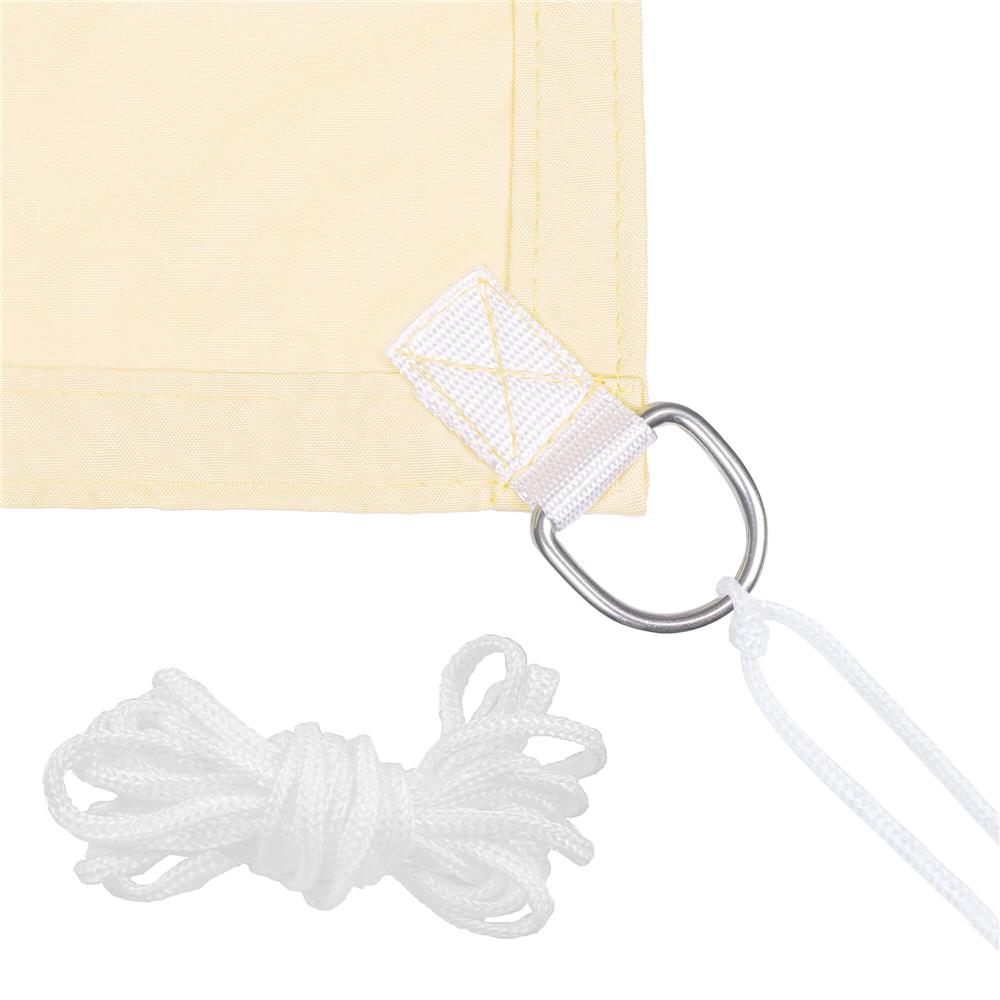 Prelata umbrire 4x3 m pentru terasa sau balcon, impermeabila, protectie UV, crem