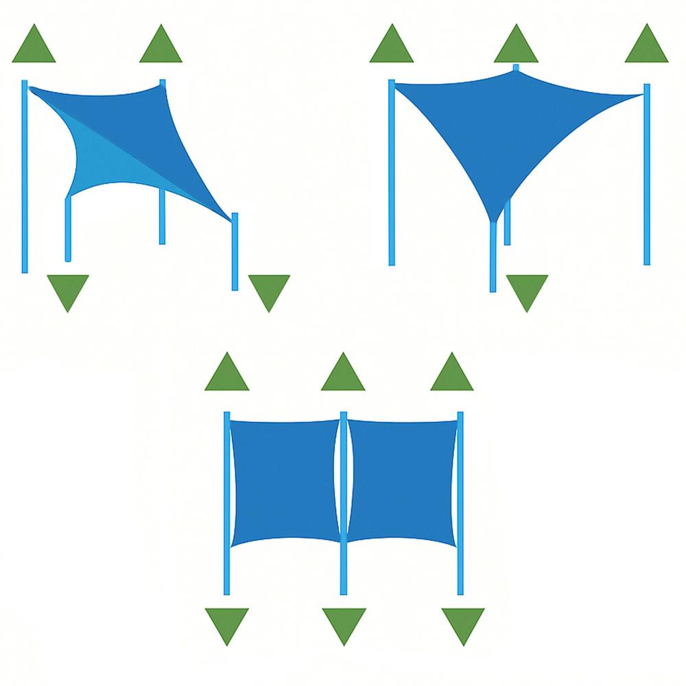 Prelata umbrire 4x3 m pentru terasa sau balcon, impermeabila, protectie UV, crem