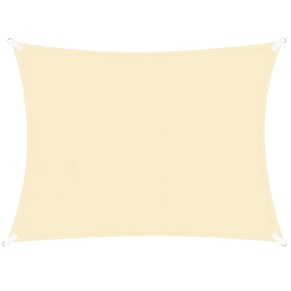 Prelata umbrire 4x3 m pentru terasa sau balcon, impermeabila, protectie UV, crem