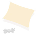 Prelata umbrire 4x3 m pentru terasa sau balcon, impermeabila, protectie UV, crem