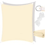 Prelata umbrire 4x3 m pentru terasa sau balcon, impermeabila, protectie UV, crem