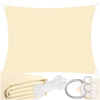 Prelata umbrire 4x3 m pentru terasa sau balcon, impermeabila, protectie UV, crem