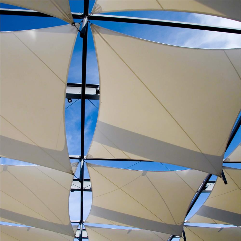 Prelata umbrire 4x3 m pentru terasa sau balcon, impermeabila, protectie UV, crem