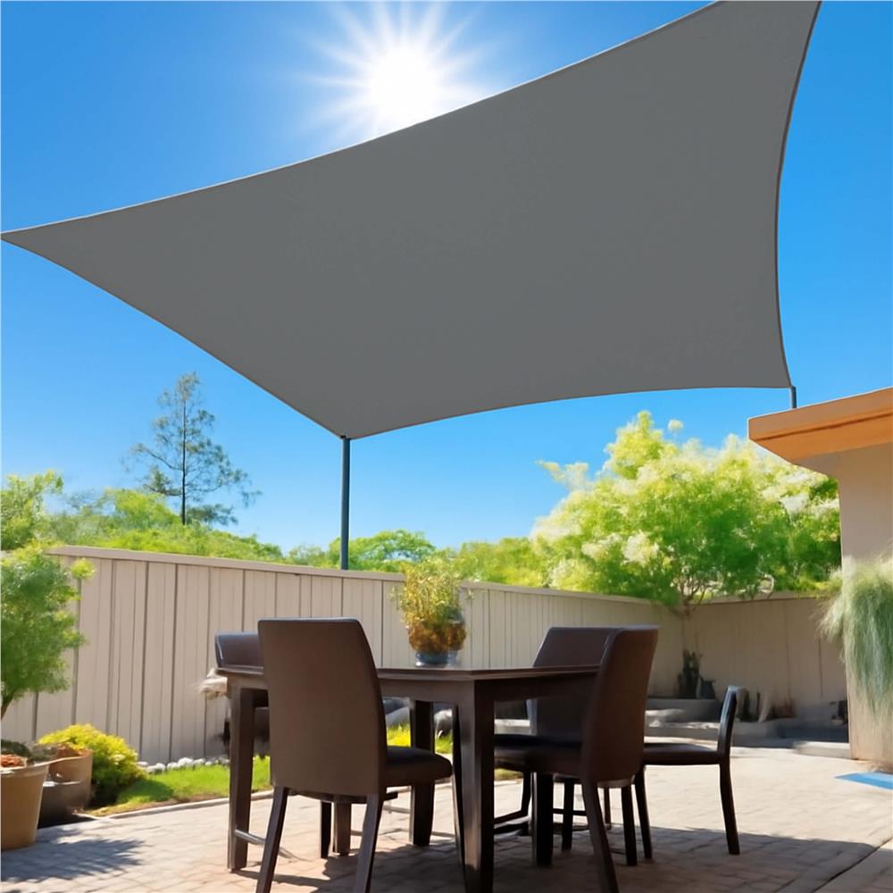 Prelata umbrire 3x2 m pentru terasa sau balcon, impermeabila, protectie UV, gri