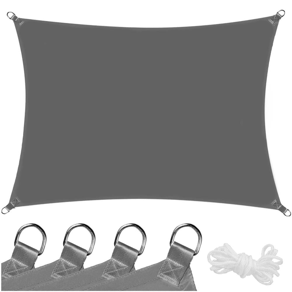 Prelata umbrire 3x2 m pentru terasa sau balcon, impermeabila, protectie UV, gri