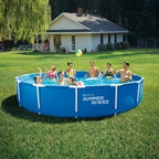 Piscina cadru metalic Summer Waves, 457×91 cm, 13.000 litri, cu toate accesoriile