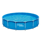 Piscina cadru metalic Summer Waves, 457×91 cm, 13.000 litri, cu toate accesoriile