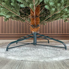 Brad artificial , Hollandia, verde cu varfuri argintii, integral 3D, 230 cm