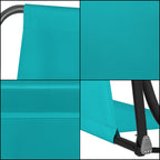 Husa din panza pentru leagan de gradina mare, sezut si spatar, 130x100cm, turcoaz