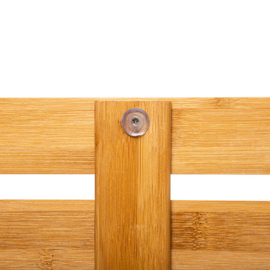 Gratar pentru dus 5Five Ilyan, din bambus, antiderapant, 68x50 cm, natur