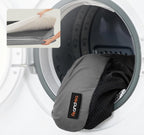 FEANDREA Pat ortopedic pentru caini, cu margini inaltate si husa detasabila, 120x85x20 cm, gri deschis