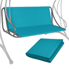 Husa din panza pentru leagan de gradina mare, sezut si spatar, 130x100cm, turcoaz