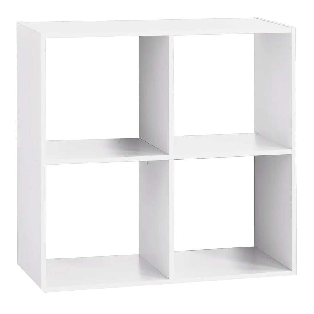 Biblioteca 5Five Mix n'Modul, 4 compartimente, PAL, 68x32x68 cm, alb