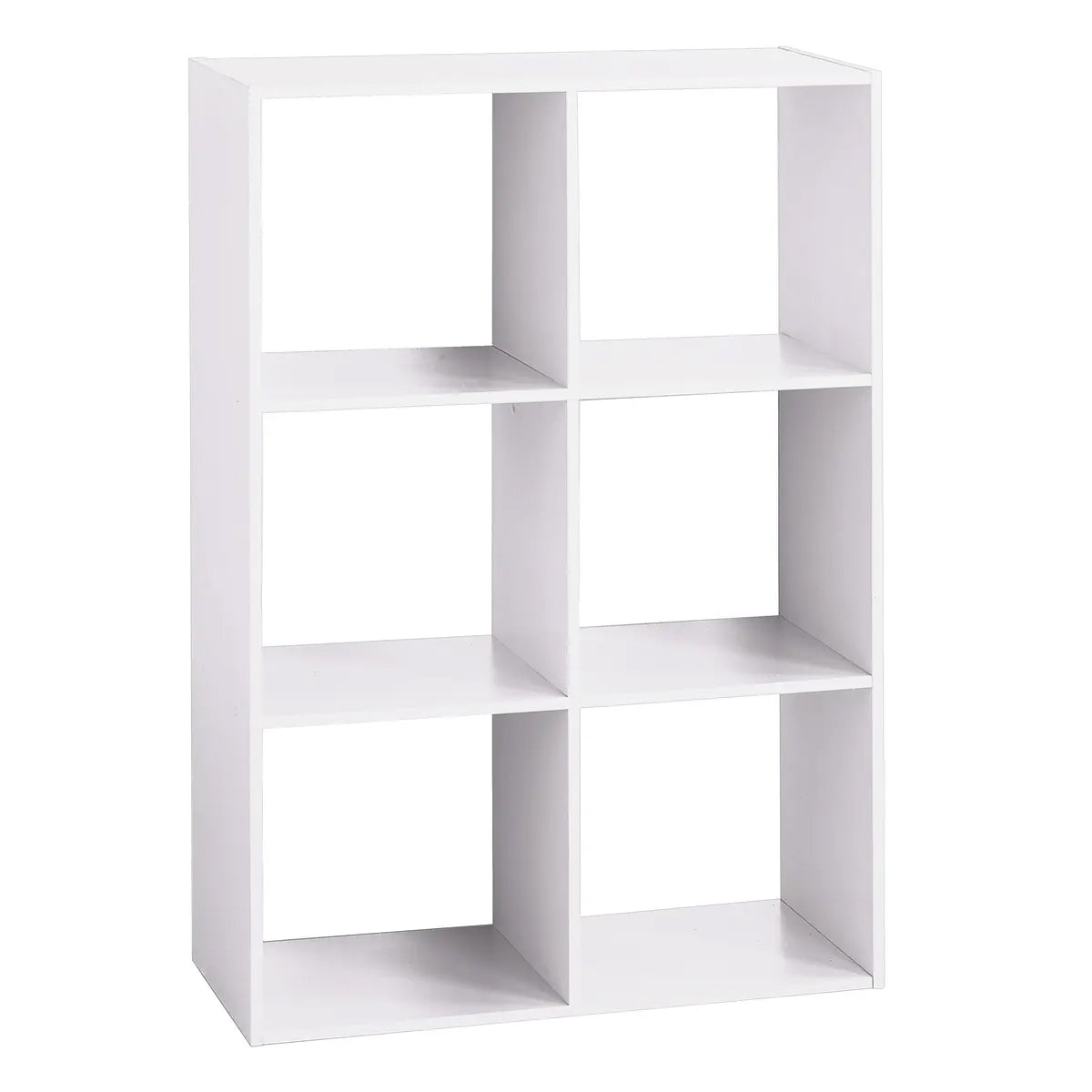 Biblioteca 5Five Mix n'Modul, 6 compartimente, PAL, 68x32x101 cm, alb