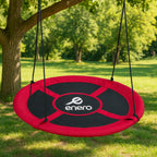 Leagan tip cuib, diametru XXL 110 cm, inaltime reglabila, maxim 150 kg, rosu