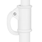 Umbrela de plaja 160 cm cu structura metalica, inclinare reglabila si husa transport, multicolor