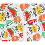 Umbrela plaja 180 cm cu imprimeu fructe, structura otel, reglabila pe inaltime si inclinare, multicolor