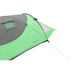 Cort camping 4 persoane cu antreu, protectie UV, impermeabil 3000 mm, 330x250x105 cm, gri