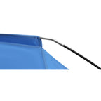 Cort plaja pentru 4 persoane, cu podea, protectie UV, 273x195x177 cm, albastru