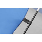 Cort plaja pentru 4 persoane, cu podea, protectie UV, 273x195x177 cm, albastru