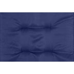 Scaun pliabil de gradina cu perna, structura metalica, 59x66x90 cm, albastru