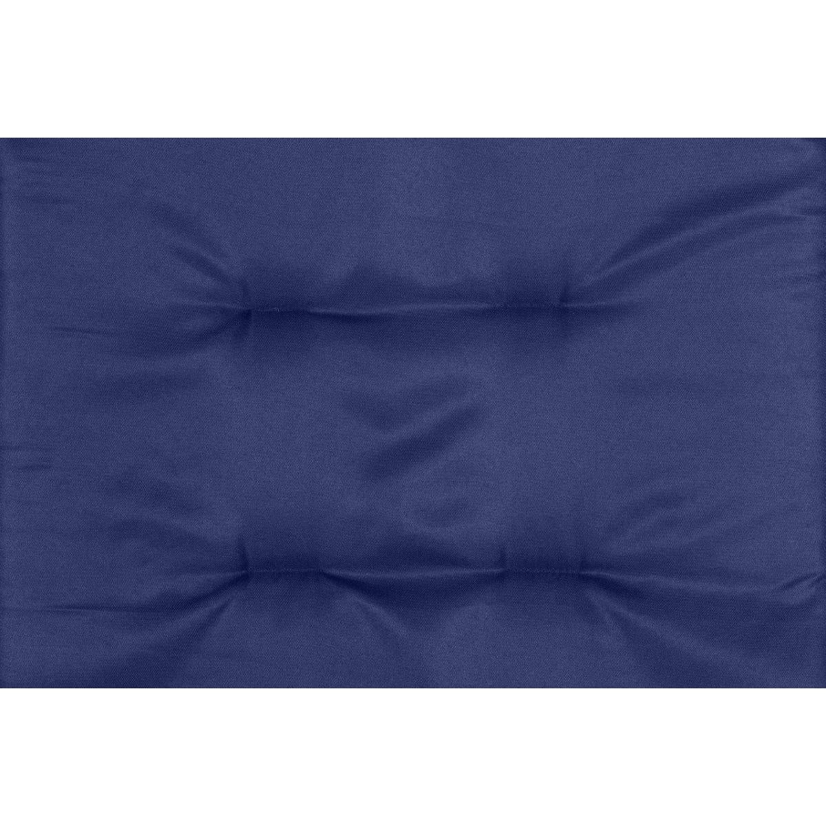 Scaun pliabil de gradina cu perna, structura metalica, 59x66x90 cm, albastru