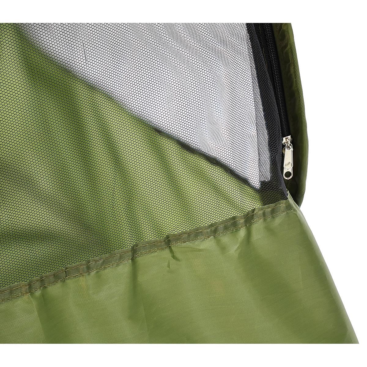 Cort cu plasa anti-insecte autoexpandabil, pentru plaja sau camping, 190x120x95 cm, verde