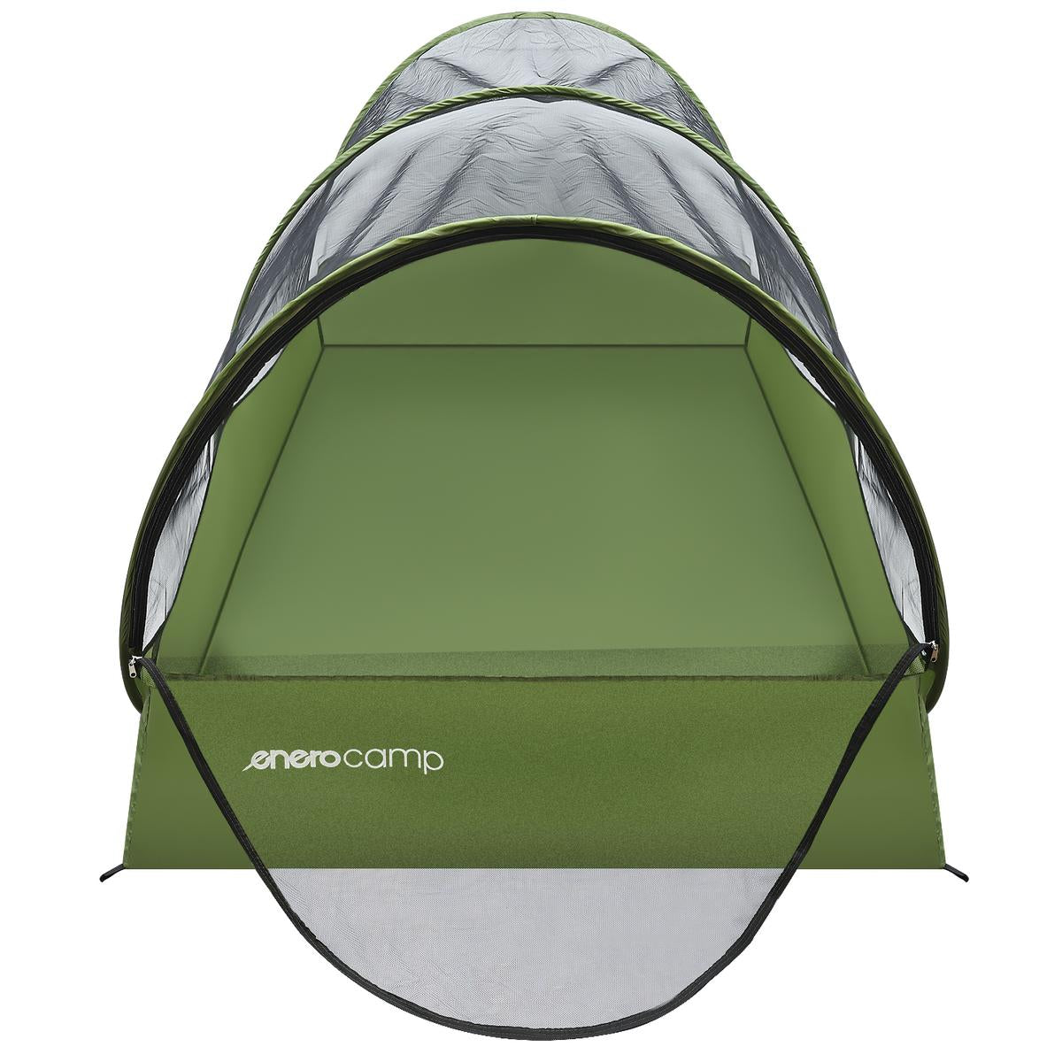Cort cu plasa anti-insecte autoexpandabil, pentru plaja sau camping, 190x120x95 cm, verde