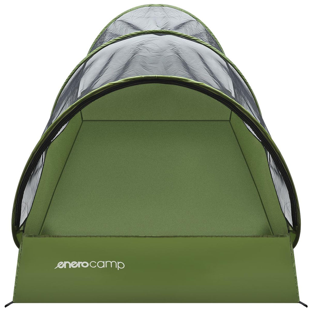 Cort cu plasa anti-insecte autoexpandabil, pentru plaja sau camping, 190x120x95 cm, verde