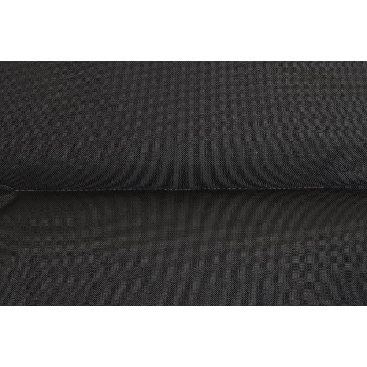 Scaun de gradina cu perna, reglaj pe pozitii, cadru metalic pliabil, 57x83x106 cm, gri