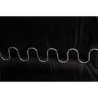 Scaun de gradina cu perna, reglaj pe pozitii, cadru metalic pliabil, 57x83x106 cm, multicolor