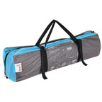 Cort camping iglu, 4 persoane, impermeabil, plasa anti-insecte, 240x210x130 cm, gri