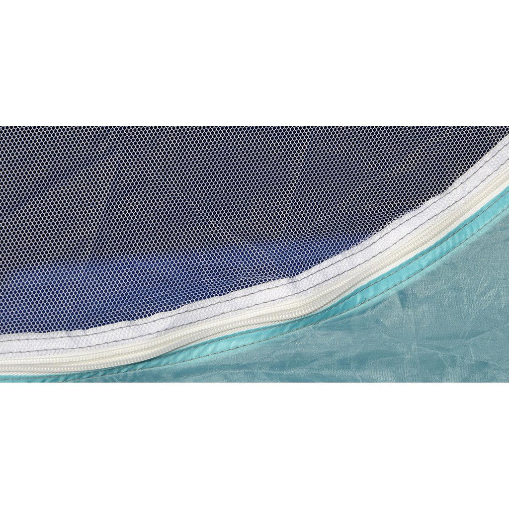 Cort camping iglu, 4 persoane, impermeabil, plasa anti-insecte, 240x210x130 cm, gri