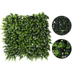 Panou decorativ artificial 50x50 cm, montare pe perete sau gard, buxus, interior/exterior